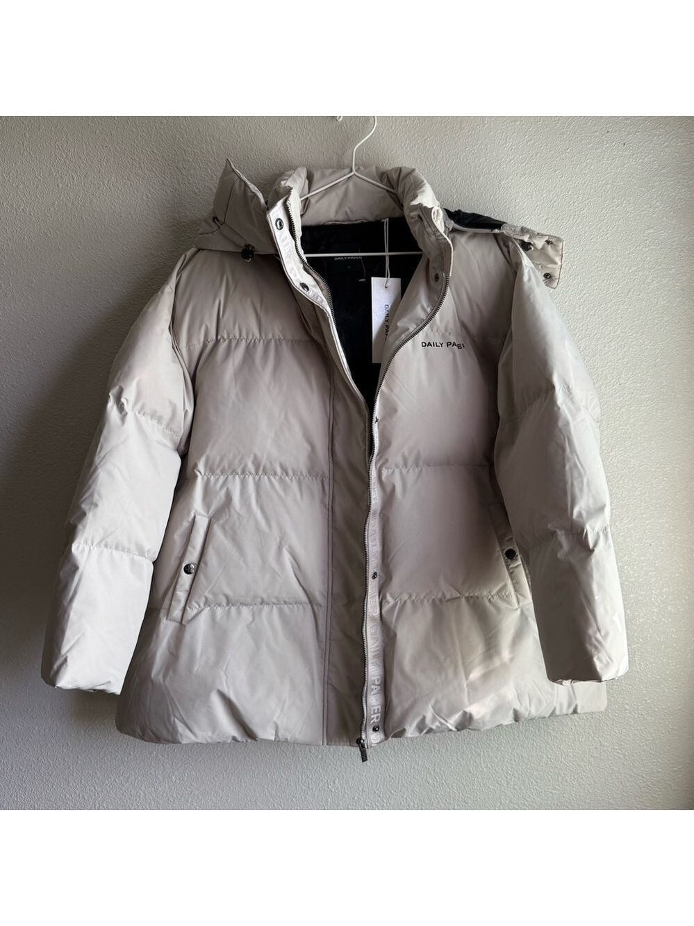 DAILY PAPER The Nicole Puffer in Nacreous Clouds Beige - Picture 4 of 15